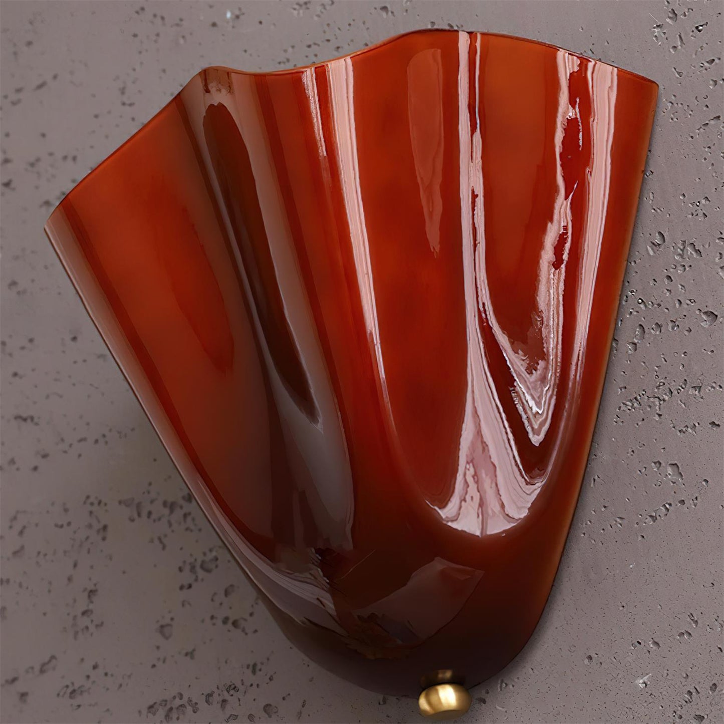 Bellina Handcrafted Glass Floral Wall Lamp – Modern Accent for Bedroom