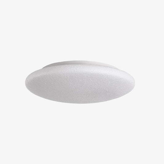 French Cream Round LED Flush Mount Ceiling Light
