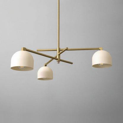 Metio Dome-Design Ceiling Chandelier - Elegant Lighting for Dining & Living Rooms