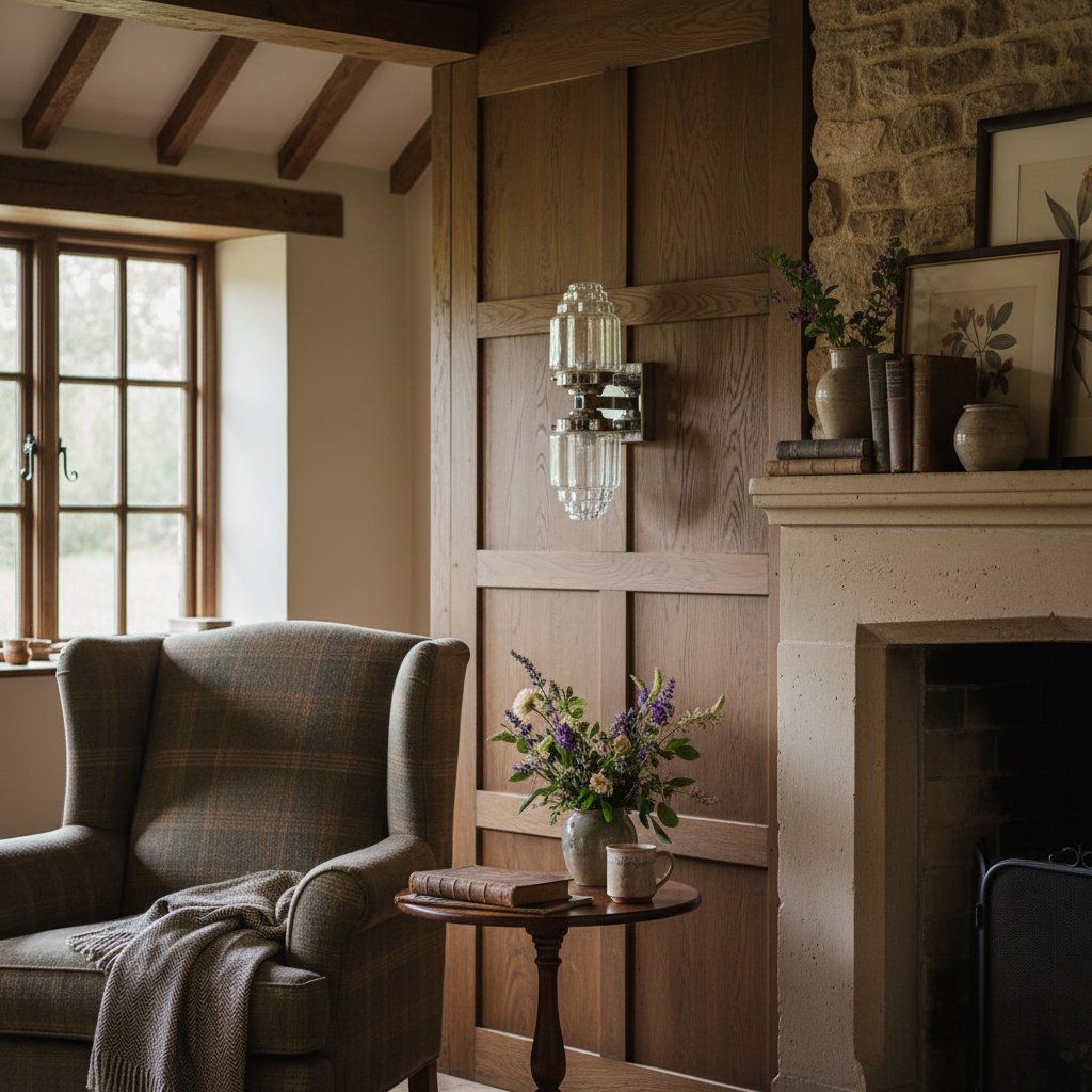 Tierlux Glass Art Deco Wall Sconce - Glass Frosted Globes with Skyscraper Globe