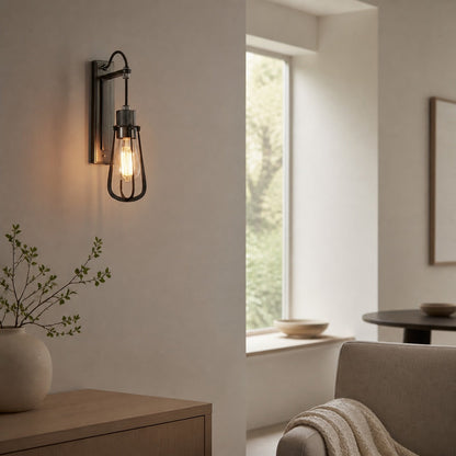 Readium Industrielle Metall-Wandleuchte – Moderner Kippschalter für Wohnzimmer und Arbeitszimmer
