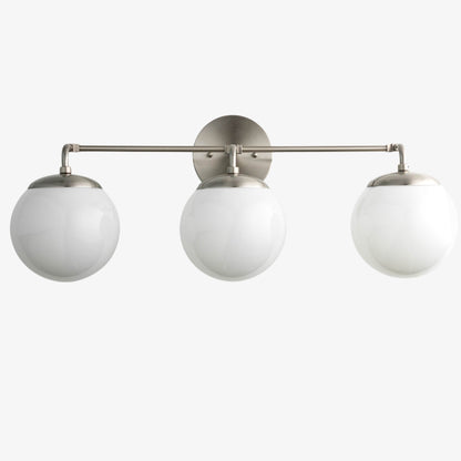Glorica Glass Wall Sconce - Modern Vintage Vanity Light Fixture