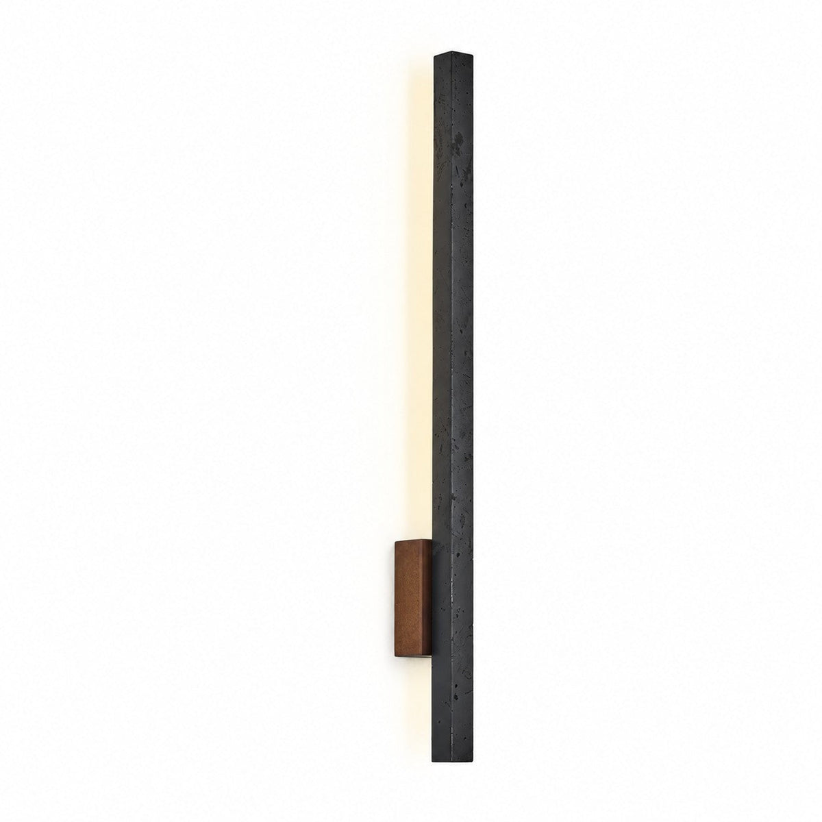 Linear Travertine And Wood LED Wall Light