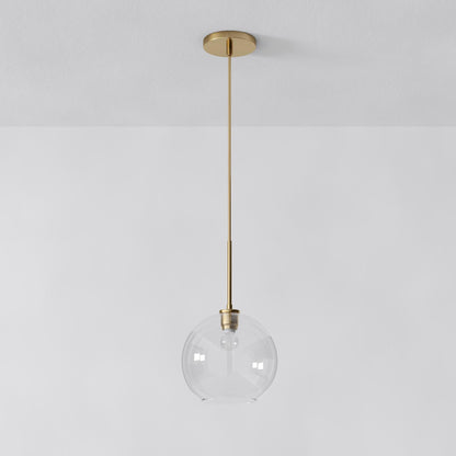 Selvion Sculptural Globe Pendant Light - Modern Glass Pendant Lamp - Sleek Design
