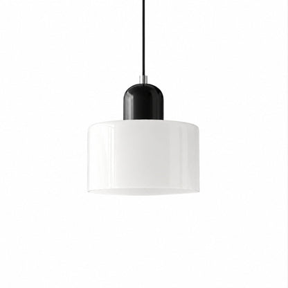 Morvella Sculptural Pendant Light – Refined Cylindrical Design Decorative Hanging Lamp N31