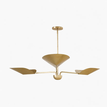 Kronleuchter aus Lutal-Bronze – Modernes Design mit monochromer Oberfläche