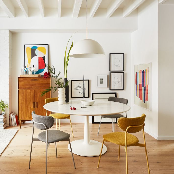 Parvion Sculptural Metal Pendant Light - Modern Adjustable Ceiling Fixture for Living Room and Kitchen