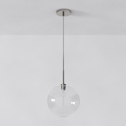 Selvion Sculptural Globe Pendant Light - Modern Glass Pendant Lamp - Sleek Design