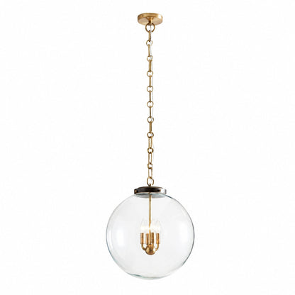Sterling Minimalist Glass Pendant Collection - Vintage Brass Lighting Design