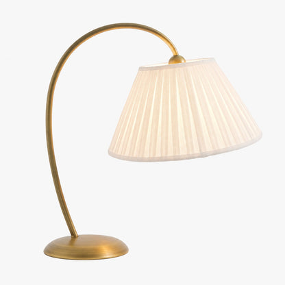 Luvora Moderne Farmhouse - Stehlampe mit strukturiertem Leinen - Plissee für gemütliche Lichtzonen