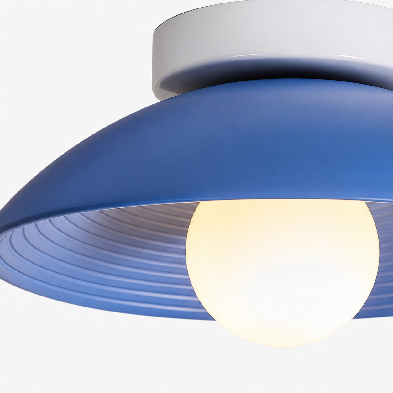 Ovalune Organic Textured Ceiling Light Sculptural Design Flush Mount - Modern Style for Living Room