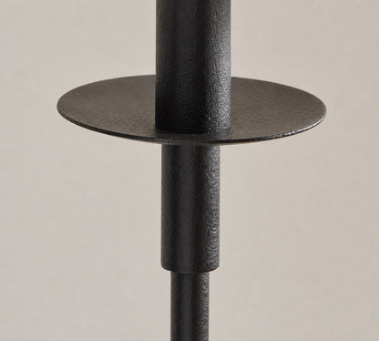 Rowan Moderne Tischlampe aus Eisen – Industrielles Bauernhaus-Leinen-Nachttisch-Leselicht