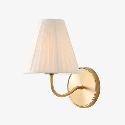 Fibura Zeitlose Wandleuchte mit Leinen Schirm - Minimalistisches Design für stilvolle Innenräume