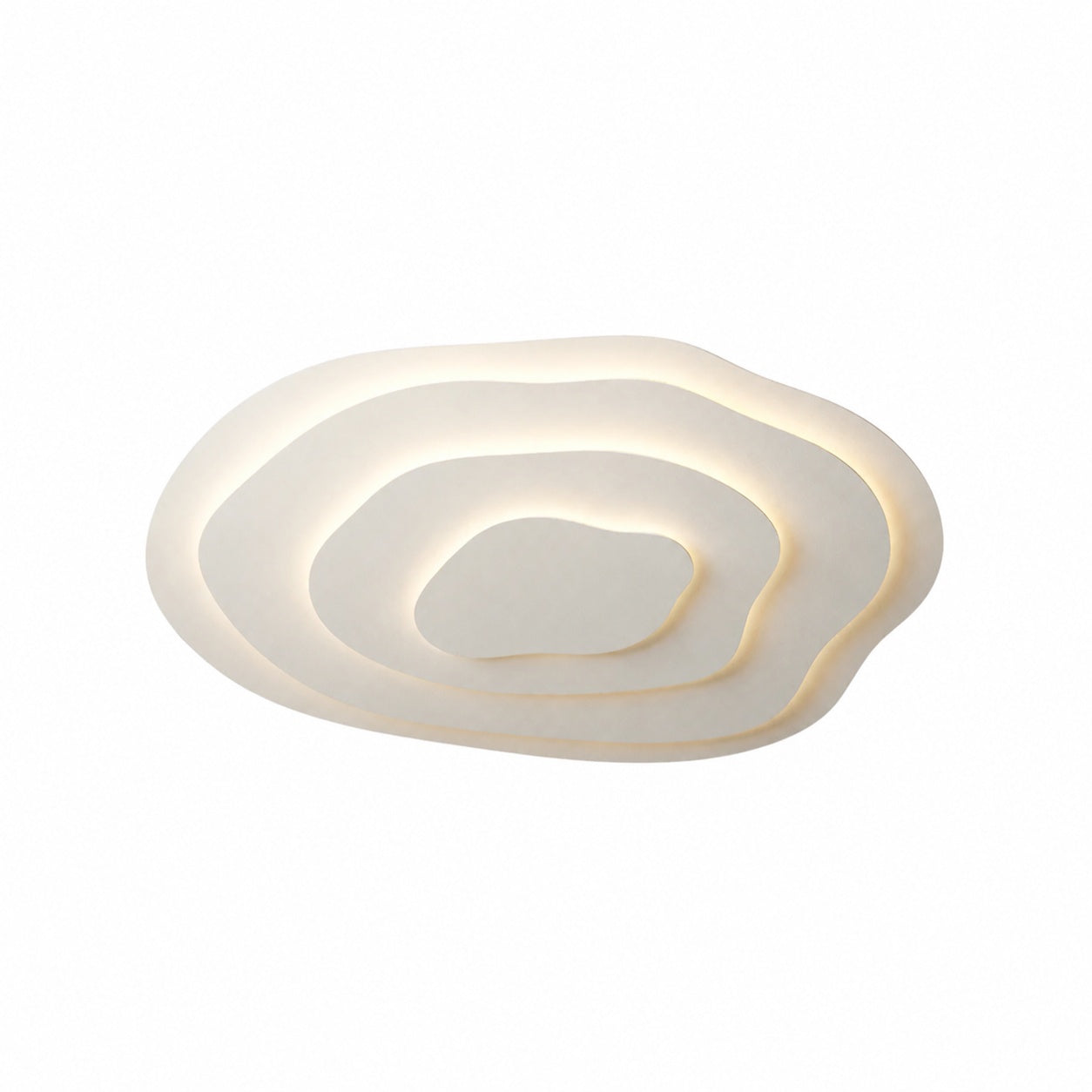 Aeris Mimir Wellenförmige Acryl-Deckenleuchte, moderne minimalistische Aufbauleuchte für Wohnzimmer und Schlafzimmer