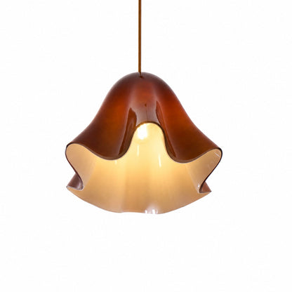 Bellina Artistic Glass Pendant Light - Modern Bloom Inspired Hanging Ceiling Lamp