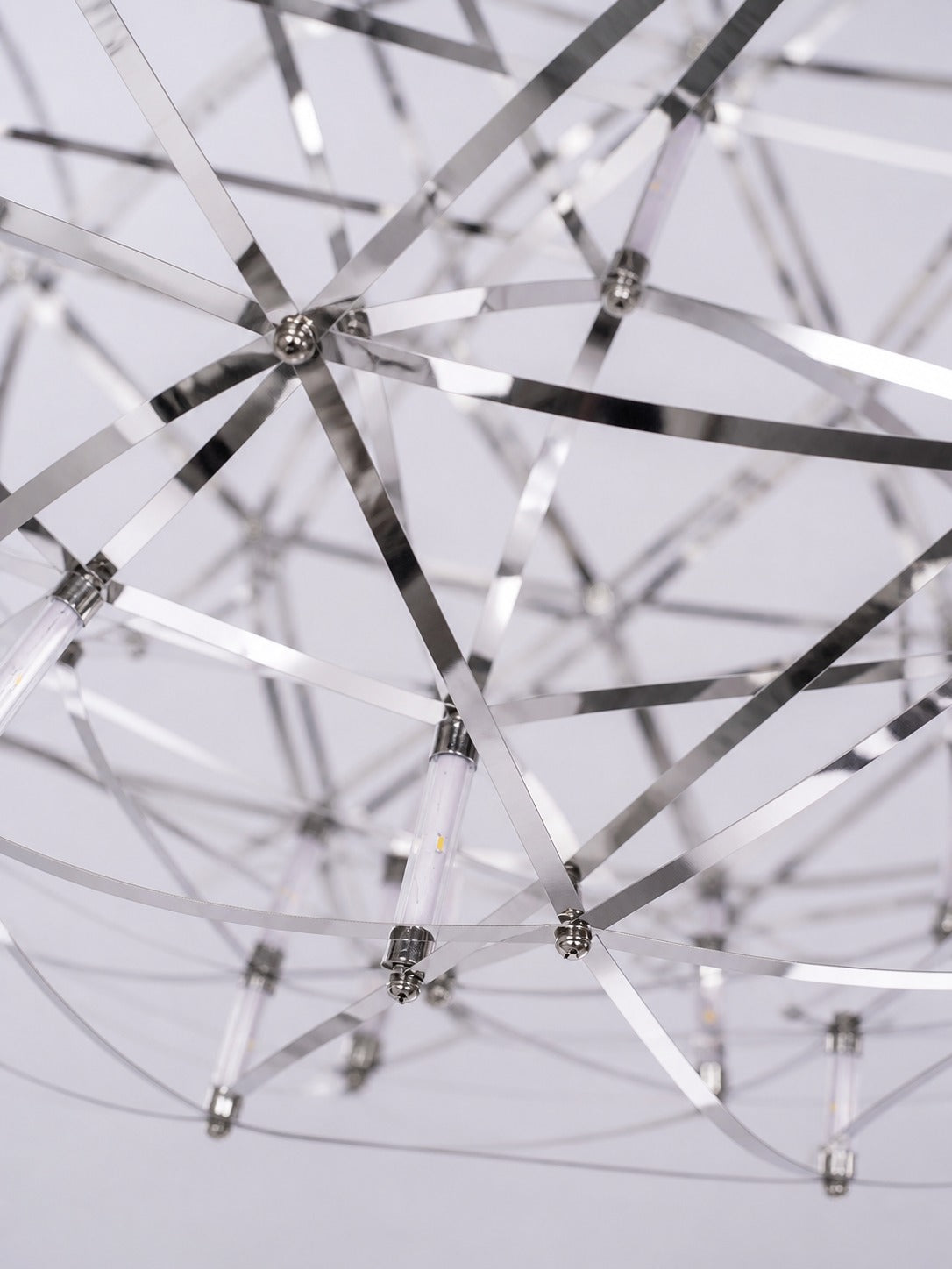 Silver Spark Ball Pendant Light
