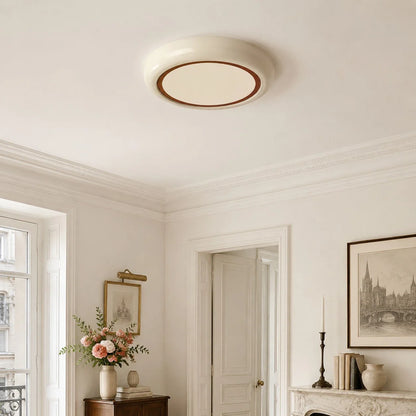 Room styling scene with ceiling lamp