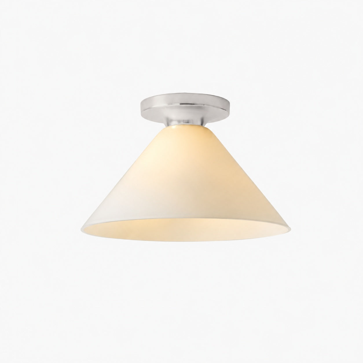 Conica Cone Flush Mount – Glas-Deckenleuchte für moderne Räume