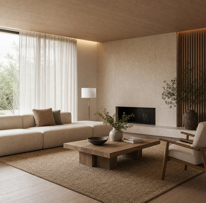 Linbron Flush Lighting – Scalloped Linen Shade and Bronze Finish Modern Ceiling Light for Dining Room