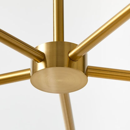 Conica Sculptural 5-Light Cone Chandelier - Modern Glass Lighting for Home