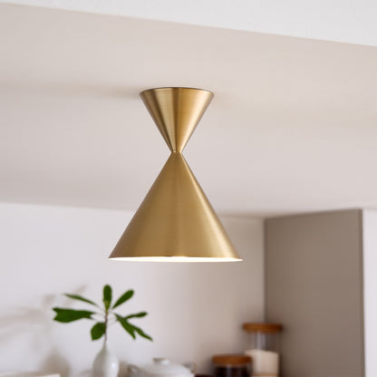 Brivana Semi-Flush Ceiling Light – Minimalist Design for Bedrooms & Living Rooms