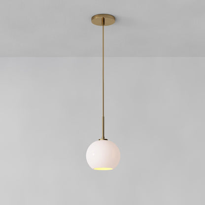 Selvion Sculptural Globe Pendant Light - Modern Glass Pendant Lamp - Sleek Design