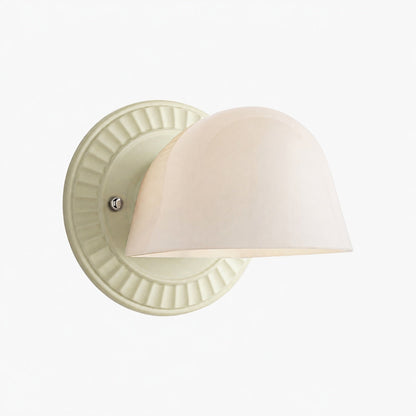 Fiea Wandleuchte mit Rillenmuster – Art-Deco-inspiriertes Design mit sanfter Ambientebeleuchtung für Badezimmer oder Schlafzimmer