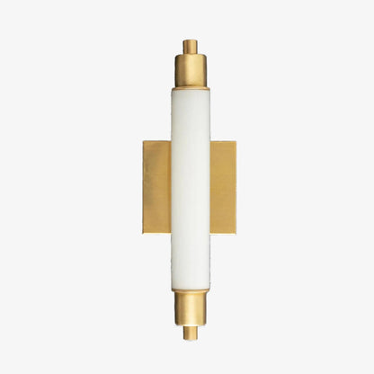 Ornato Luxe Modern Vanity Sconce - Art Deco Wall Light with Cylinder Shade