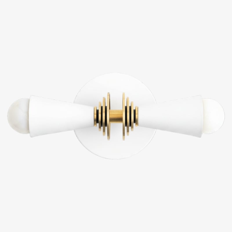 Pyralis Cone Art Deco Wall Light - Multi-Directional Sconce for Vanity or Wall