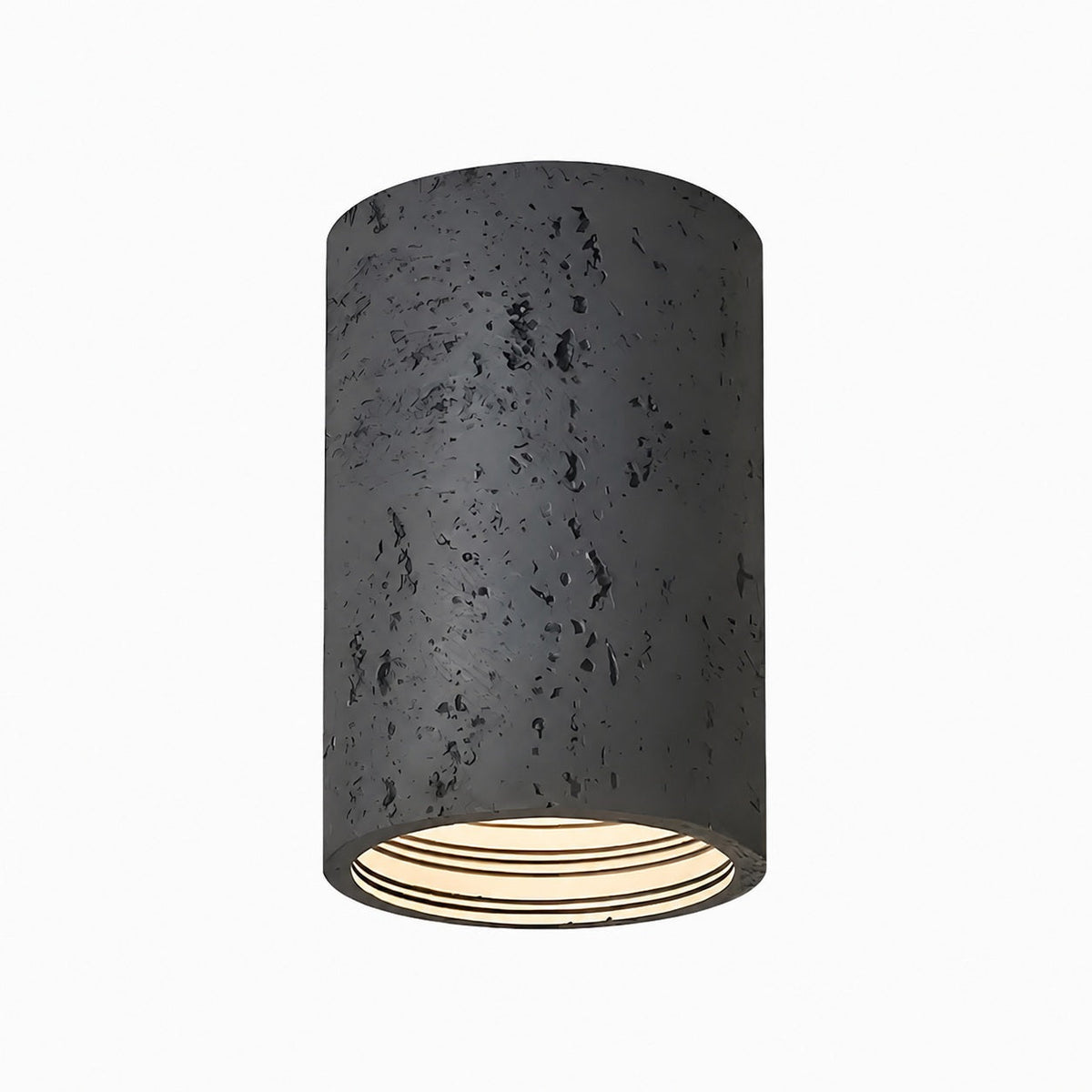 Sabiara Wabi-Sabi Cylindrical Ceiling Lamp - Soft Diffused Ceiling Fixture for Bedrooms and Living Rooms