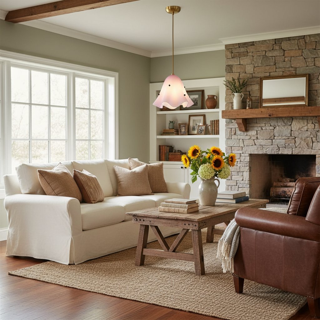 Bellina Sculptural Floral Pendant Light Contemporary Ceiling Fixture for Living Room