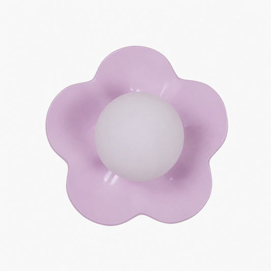 Florixa Blooming Flower Wall Sconce - Plug-in and Hardwired Lamp for Bedroom Decor