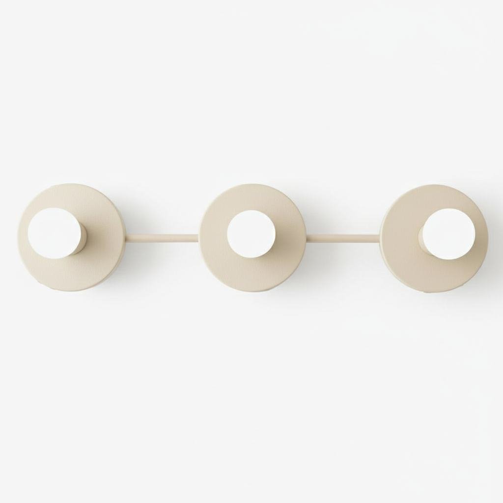 Radiro Globe Modern Spherical Glass Vanity Light – Minimalist 3-Light Fixture for Bathrooms