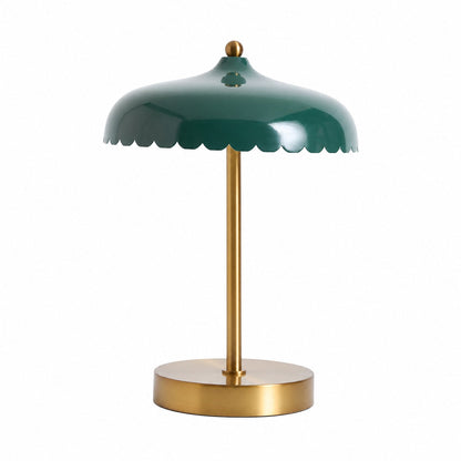 Rayla Elegante Scallop Glas Tischlampe - Atmosphärisches Licht - Schreibtisch oder Beistelltisch