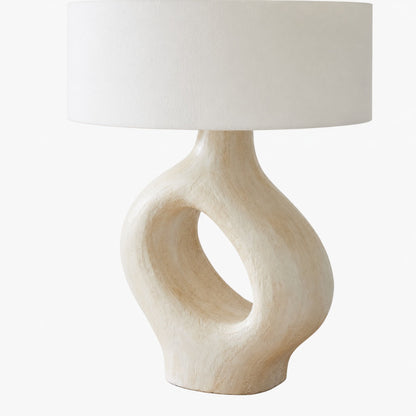 Ceruna Table Lamp with Ceramic Body and Textured Finish for Bedroom or Living Room