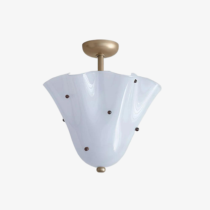 Bellina Sculptural Bloom Modern Ceiling Light – Perfect for Living Room & Bedroom