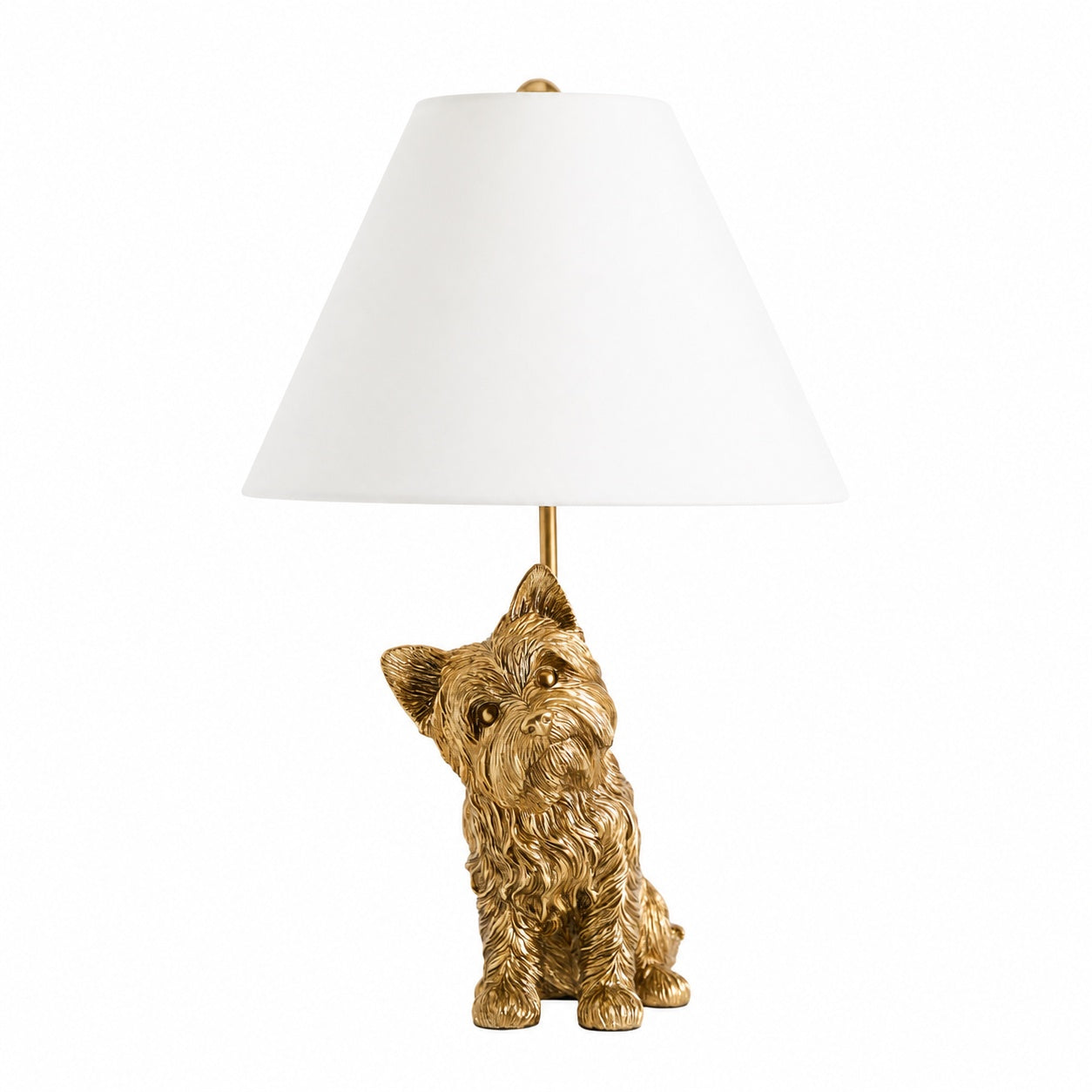 Pawdia Einzigartige Tischlampe – Dekorative Keramik-Tier-Nachttischlampe