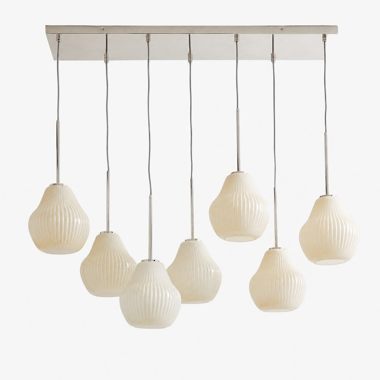 Rivrona Zeitgenössischer 7-flammiger Kronleuchter – Moderne Glasbeleuchtung für Esszimmer