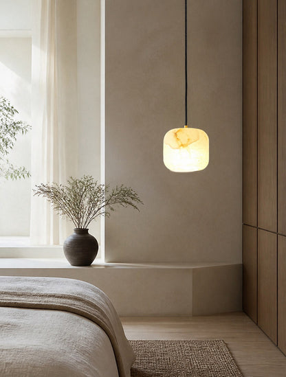 Alabaster Bedside Pendant Light