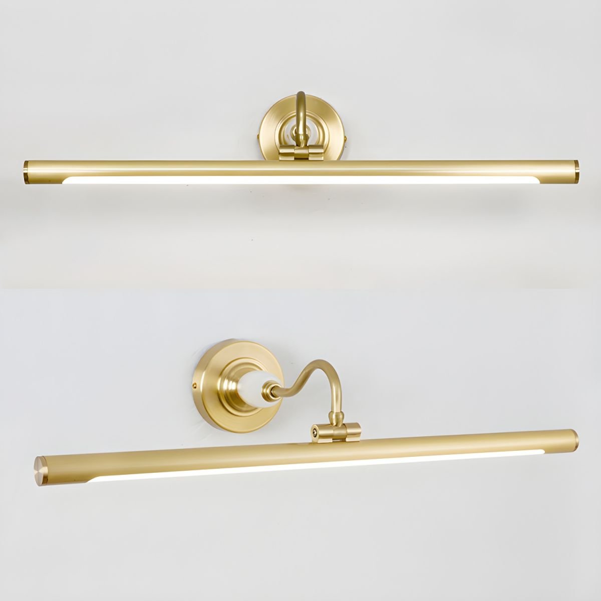 Wandleuchte aus Metall in Bronze-Finish