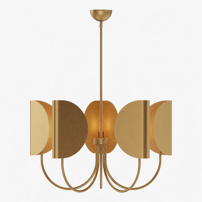 Leaf Brass Chandelier