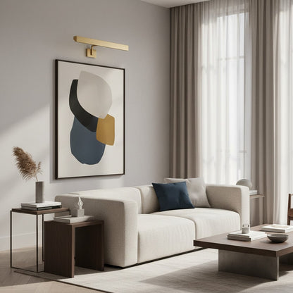 Minimalist Slim Picture Sconce - Metal Art Light