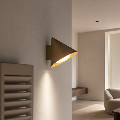 Ivoran Wall Sconce - Metal Acrylic Cone LED Wall Lamp for Living Room