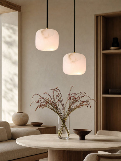 Alabaster Bedside Pendant Light
