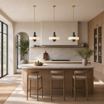 Mercury Green Marble Pendant Lamp