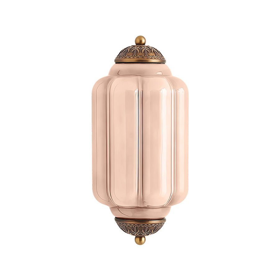 Eloise Unterputz Wandleuchte - Retro Wandleuchte Milchglas