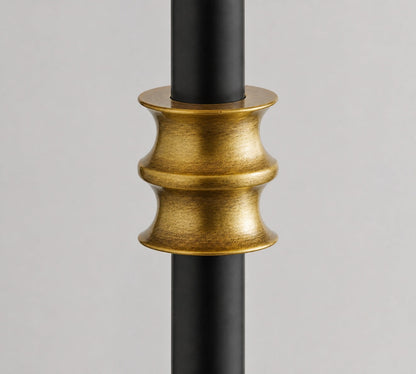 Calin Klassische Wandleuchte aus Metall mit Leinenlampenschirm - Elegante Akzentbeleuchtung für Flur und Wohnzimmer