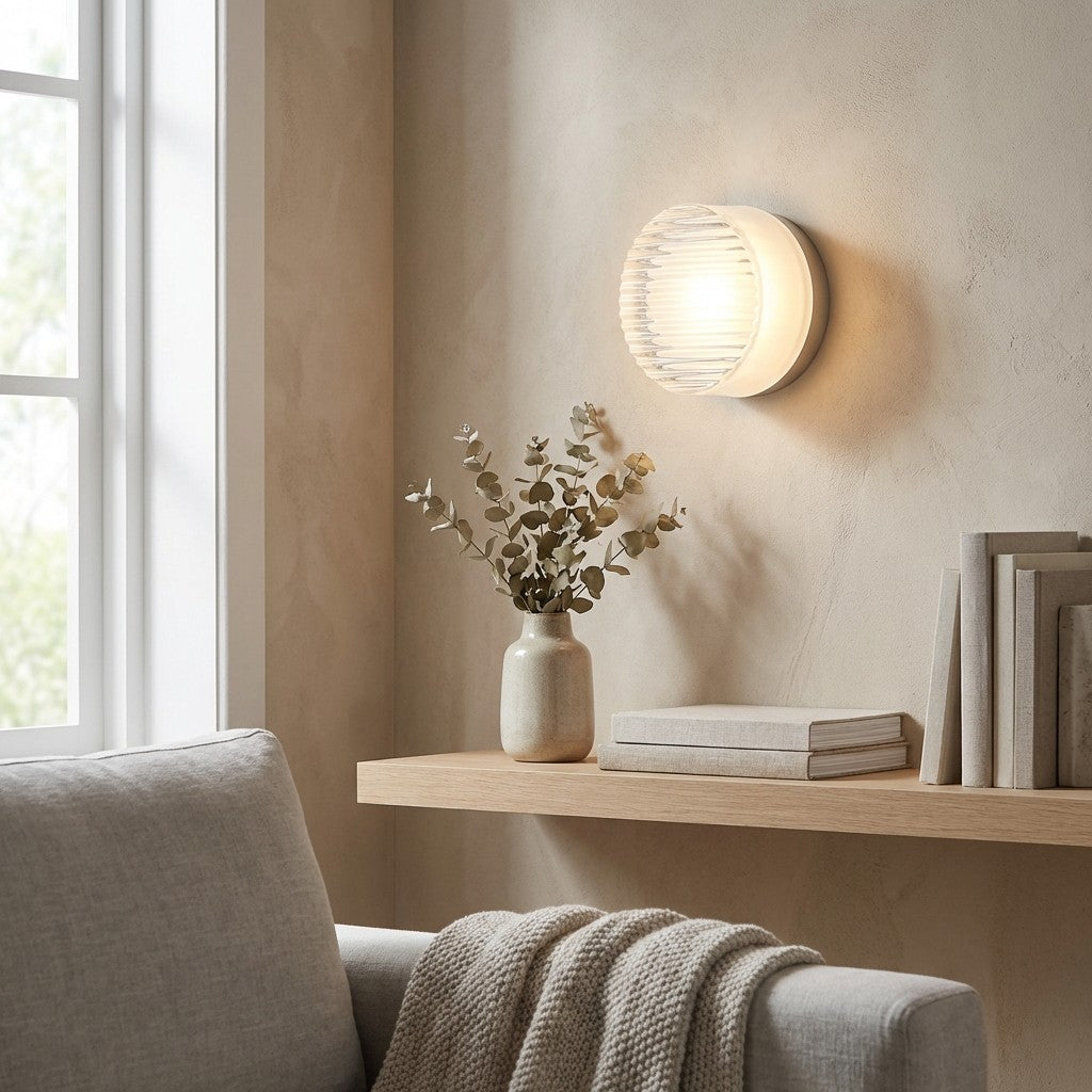 Luminoxis Modern LED Wall Sconce - Stylish Frosted Diffuser Lighting for Hallway Patio