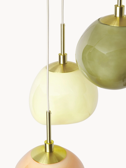 Cluster Opal Glass Pendant Lamp – Modern Minimalist Style – Ideal for Living Room or Bedroom