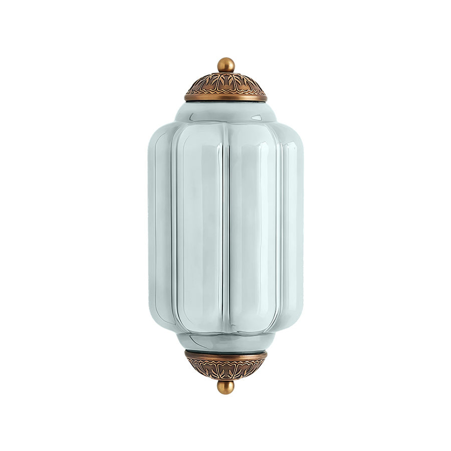 Eloise Unterputz Wandleuchte - Retro Wandleuchte Milchglas